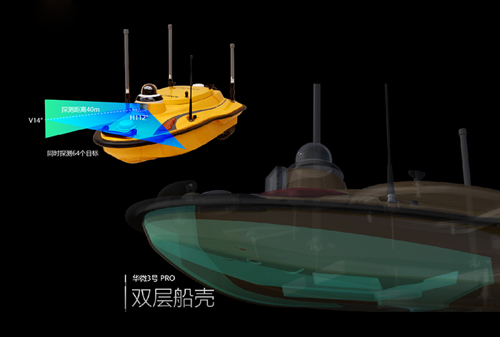  華測—華微3號(hào)Pro無人測量船